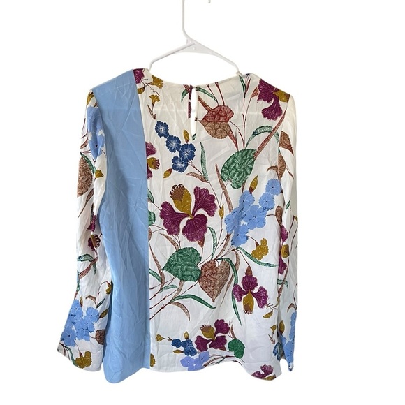 Diane VonFurstenberg Silk Floral Print Blouse - Picture 4 of 8